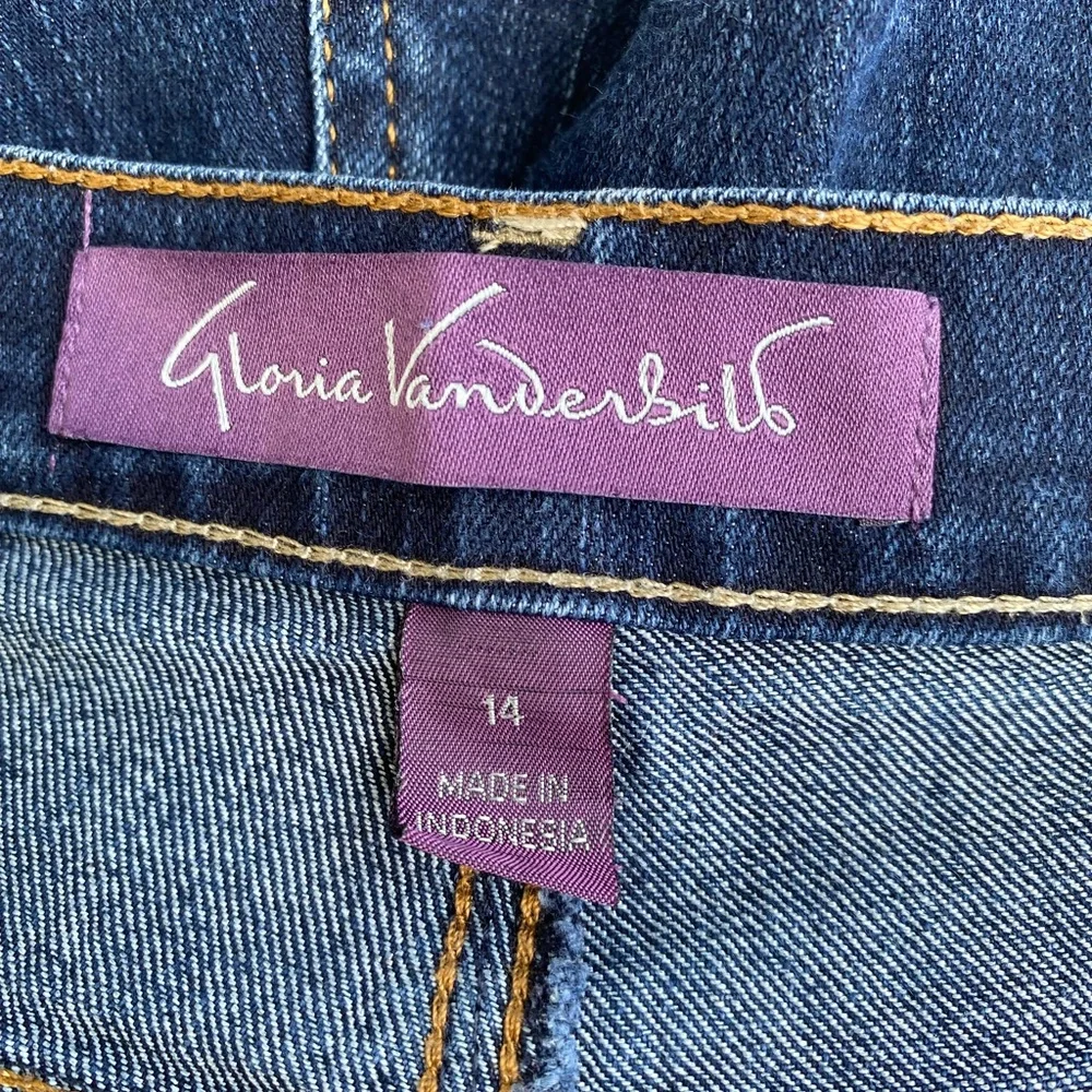 GLORIA VANDERBILT Classic (Amanda) High-rise Blue Women's Jeans, Size: 14